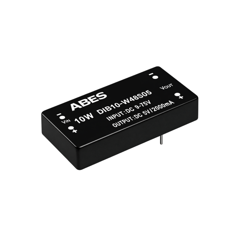 ABES DIB10 Series 10W 8:1 Ultra Wide Input DIP 2x1 Isolated DC-DC Converter