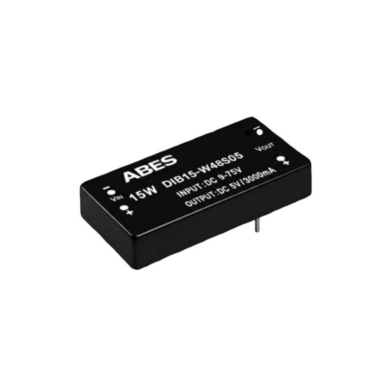 ABES DIB15 Series 15W 8:1 Ultra Wide Input DIP 2x1 Isolated DC-DC Converter